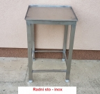 Radni sto od inoxa 50x50 cm