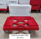 Kolica za gajbe rešetka